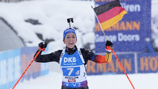 Staffelsieg beim Weltcup der deutschen Biathletinnen in Hochfilzen