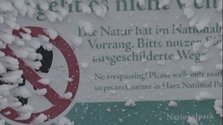 Wintereinbruch: Frost und Schnee auf dem Brocken