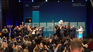 AfD-Triumph in Sachsen-Anhalt: So jubeln die Parteimitglieder über das Ergebnis