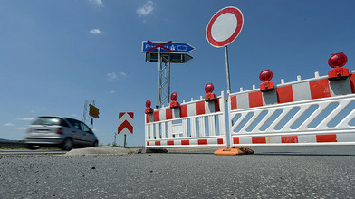 A60-Auffahrt bei Königstädten gesperrt: Das steckt dahinter