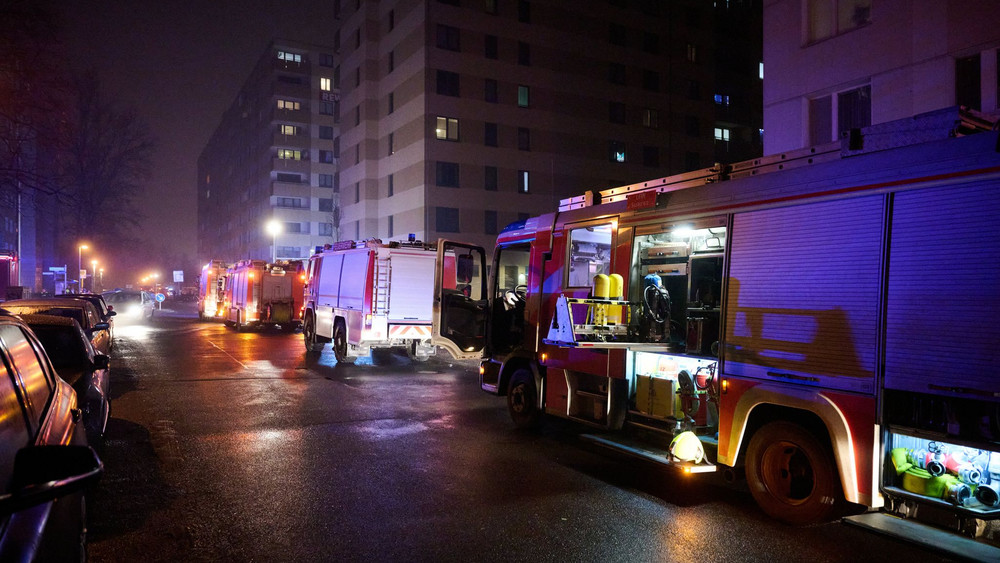 Hochhausbrand in Berlin
