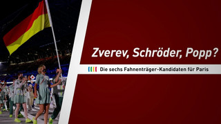 Zverev, Schröder, Popp: Die sechs Fahnenträger-Kandidaten für Paris