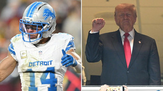 NFL: St. Brown bei Lions-Sieg mit Touchdown - und Trump-Einlage