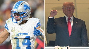 NFL: St. Brown bei Lions-Sieg mit Touchdown - und Trump-Einlage