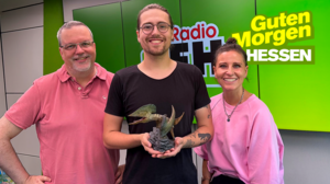Dino-Influencer Josh bei 'Guten Morgen Hessen'