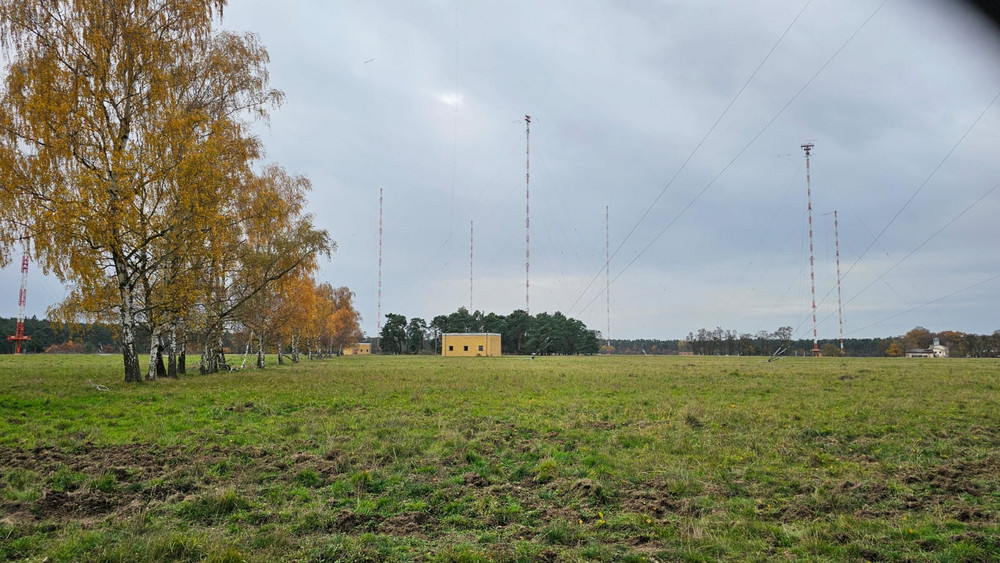 Die Sendemast-Anlage in Mainhausen.