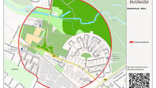 Weltkriegsbombe im Hanauer Pioneer Park: Entschärfung erfolgreich