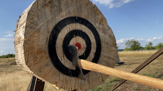 Doppelaxtwerfer aus Reiskirchen: Verein hat bereits 15 Mitglieder