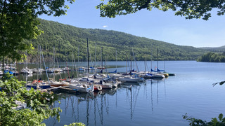 Segelschule freut sich: Edersee voller als sonst um diese Zeit