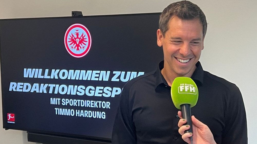 Der neue Sportdirektor von Eintracht Frankfurt, Timmo Hardung, im FFH-Interview.