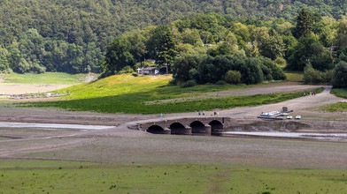 Niedrigwasser trifft Edersee Tourismus hart