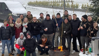 Tradition in Battenberg-Laisa: Peitschenhiebe beim "Ausplatzen"