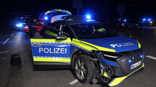 Auf der "Monsterkreuzung" Walldorf: Polizei-Einsatz endet mit Unfall