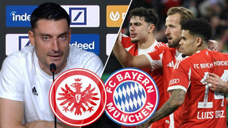 Bayern zu gut? SGE-Coach Riera: "Dann können wir Geld sparen"