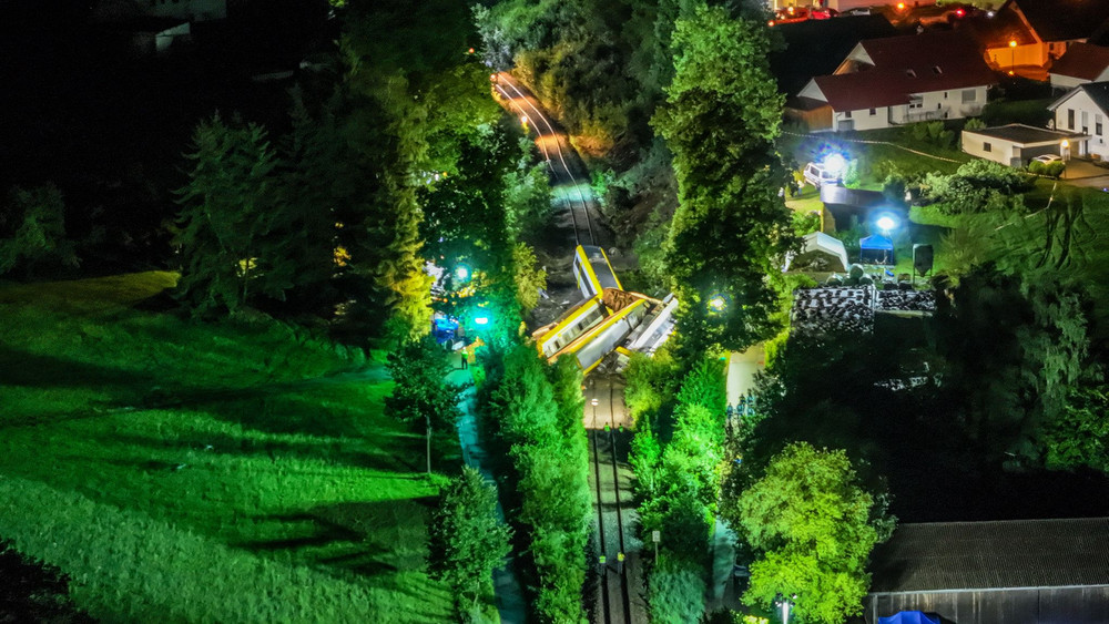 Zugunglück in Baden-Württemberg