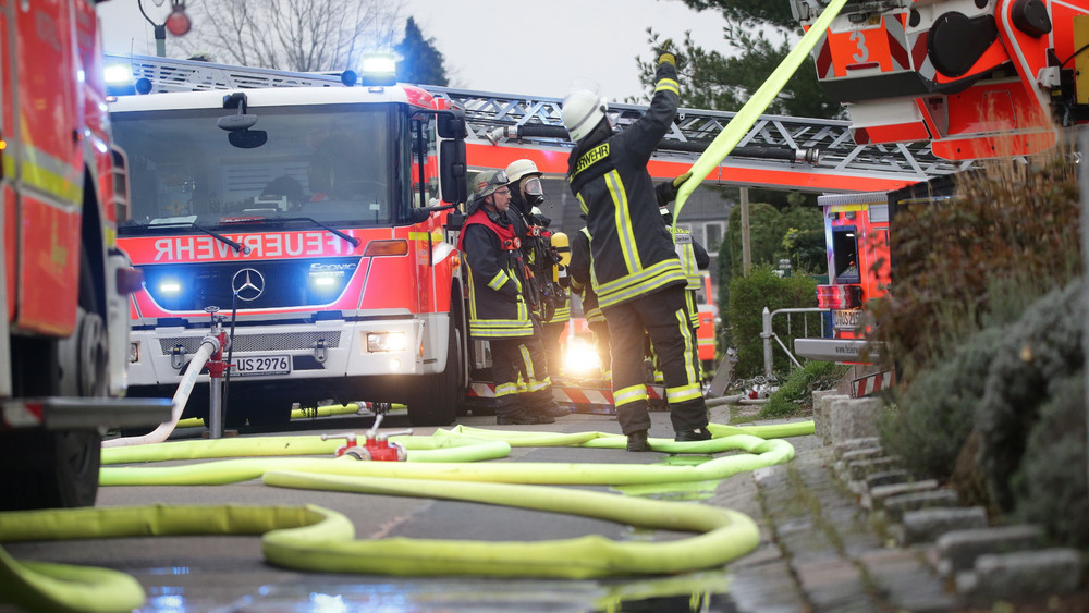 Die Feuerwehr hatte den Brand in Wiesbaden schnell unter Kontrolle.