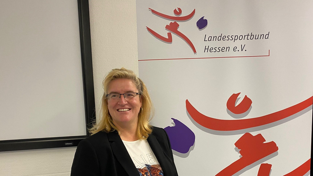 Juliane Kuhlmann, Präsidentin des Lanessportbundes Hessen, freut sich über den Mitglieder-Rekord