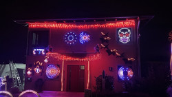 Halloween-Haus in Butzbach: Magic-Show mit über 25 000 LEDs