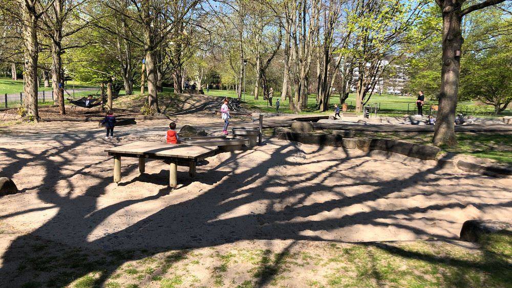 Bad Nauheim: Wasserspielplatz im Südpark