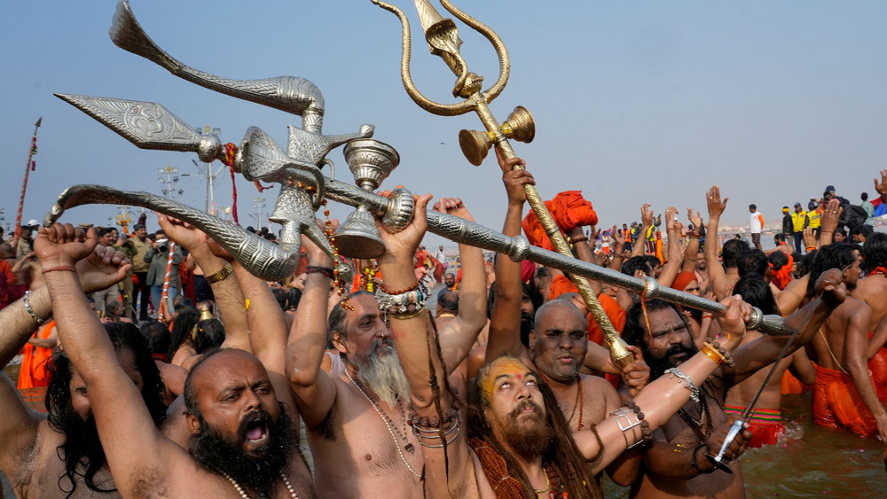 Hindu-Fest Maha Kumbh Mela in Indien