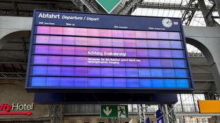 Entwarnung am Frankfurter Hauptbahnhof - keine Bombe!