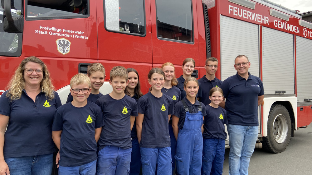 Die Mitglieder der Jugendfeuerwehren in Gemünden haben mehrfach pro Woche trainiert für den Bundeswettbewerb am Wochenende in Dresden.