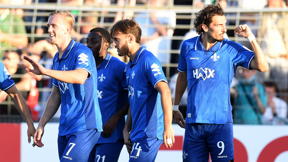 Darmstadt 98 zieht durch den Sieg gegen Lübeck in die zweite Pokalrunde ein.