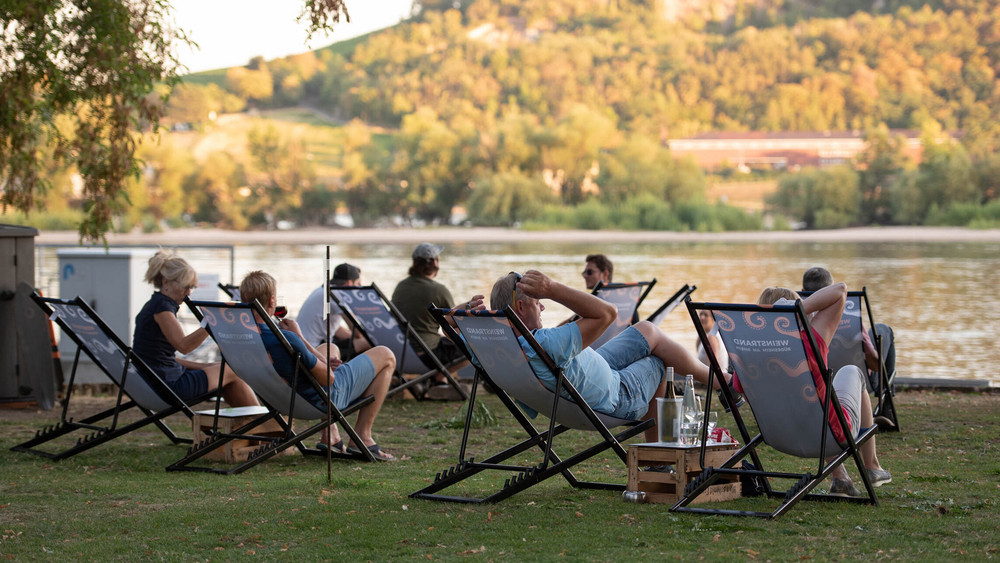 Weinstrand in Rüdesheim