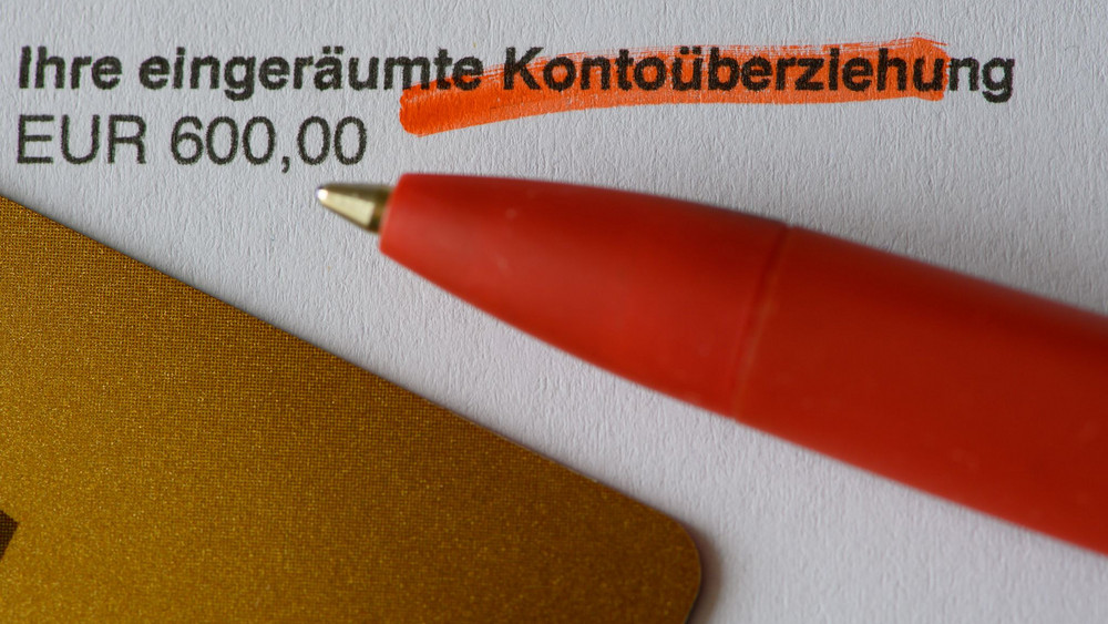 Symbolbild - Kontoüberziehung