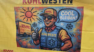 DHL Gießen: Kältewesten sollen Postboten im Sommer schützen