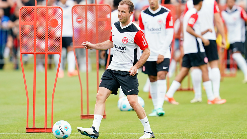 Mario Götze und die Eintracht haben ihr Testspiel gegen den FC Juárez im Trainingslager gewonnen.