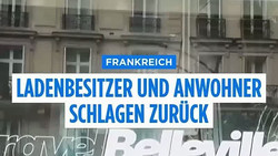 Frankreich: Ladenbesitzer und Anwohner schlagen zurück