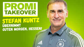 Promi-Takeover: Europameister Stefan Kuntz moderiert die Show