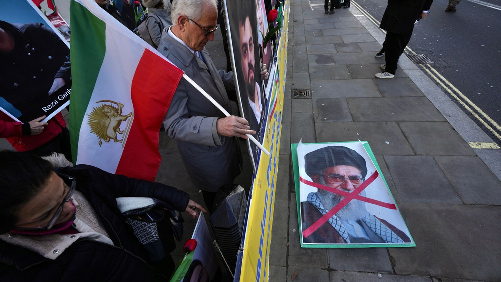 Solidarität mit Protesten im Iran - London