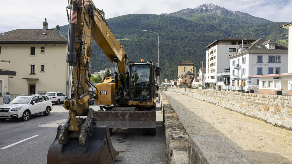 Nach Gletscherabbruch im Wallis