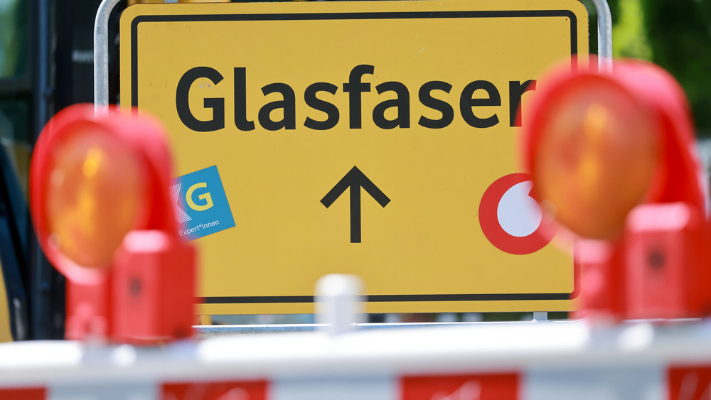 Glasfaserbaustelle (Symbolbild)