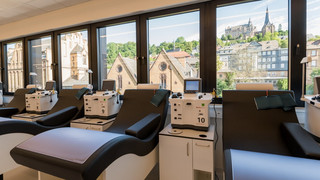 Plasmaspenden im Modehaus - Kooperation von CSL und Ahrens