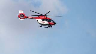 Rettungshubschrauber-Einsatz bei schwerem Unfall bei Solms