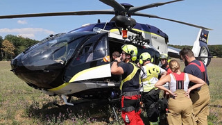 Löscharbeiten in Unterfranken – Waldbrand sorgt für Großeinsatz