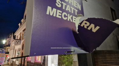Vor Hessens Kommunalwahl: Mehr Wahlplakate zerstört