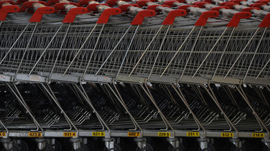 Mann soll in Mannheim Hunderte Einkaufswagen geklaut haben