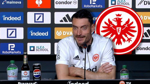 "Zähne zeigen" und "positiv" lenken: SGE-Trainer Riera stellt sich vor