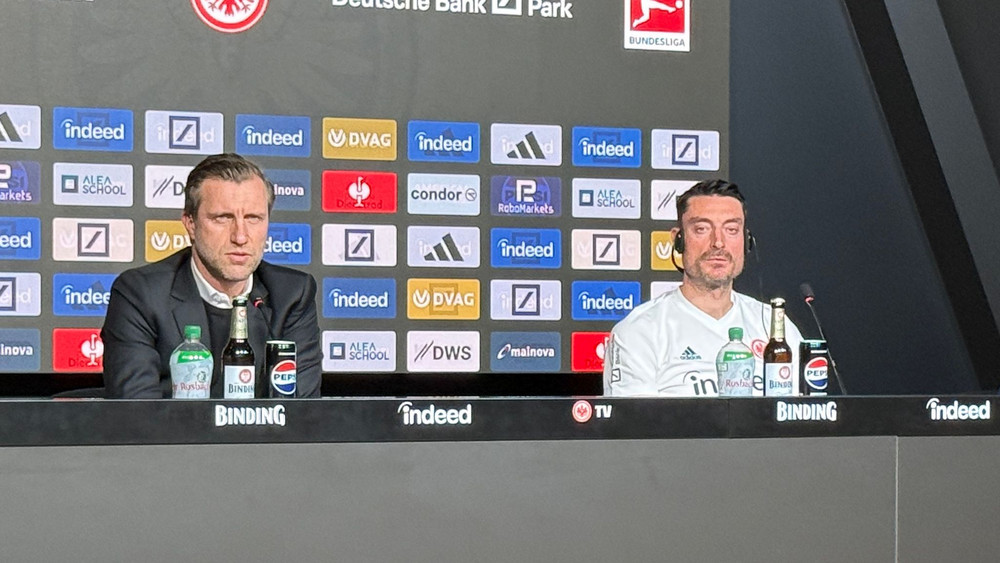 Pressekonferenz Eintracht Frankfurt