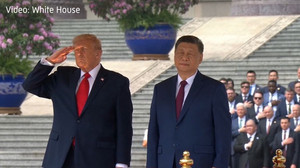 Trump und Xi in China: Treffen beginnt mit Warnung wegen Taiwan