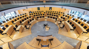 Im Landtag: 80 Gießener Schüler spielen Abgeordnete