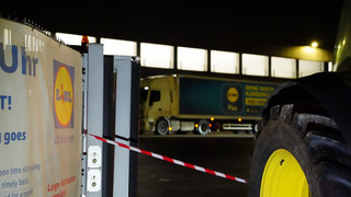 Bauernprotest: Markt-Lager in Melsungen und Edermünde blockiert