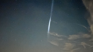 Ungewöhnlich großer Lichtstreifen am Himmel - Rätsel gelöst