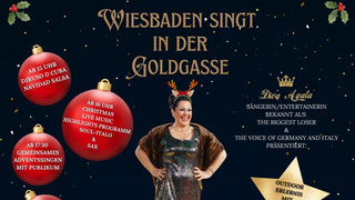 Weihnachtsparty mit Diva Agata in der Goldgasse Wiesbaden