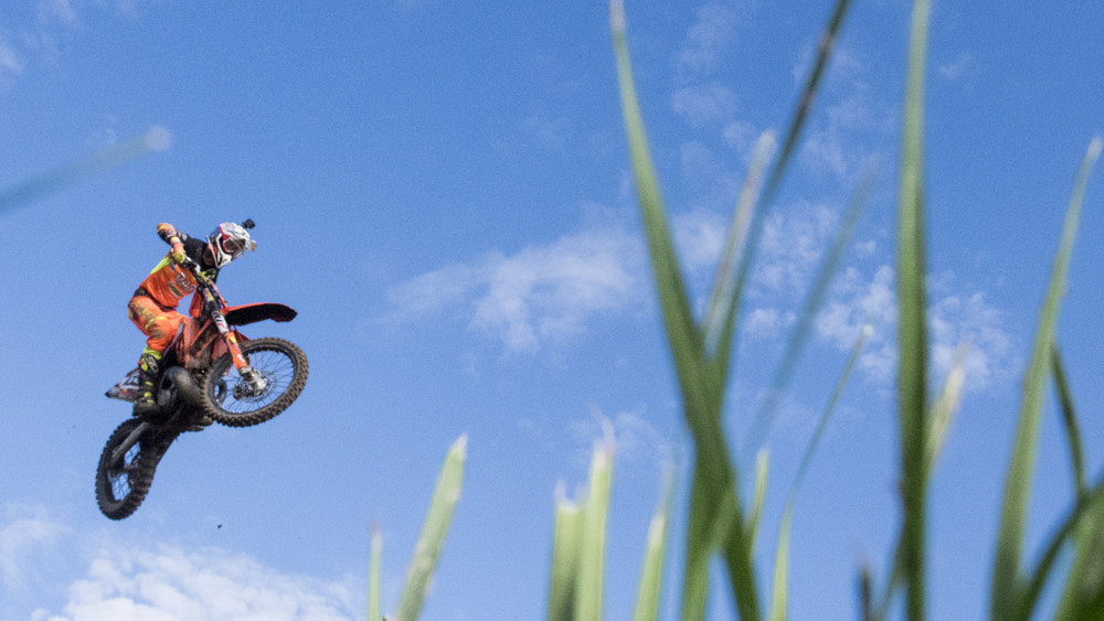 Motocrossfahrer sorgen aktuell für Ärger im Crumstädter Wald (Symbolbild).