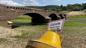 Wegen Niedrigwasser: Edersee-Atlantis taucht früh im Jahr auf
